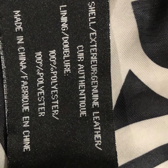 DKNY quilted leather biker jacket - Picture 5 of 5